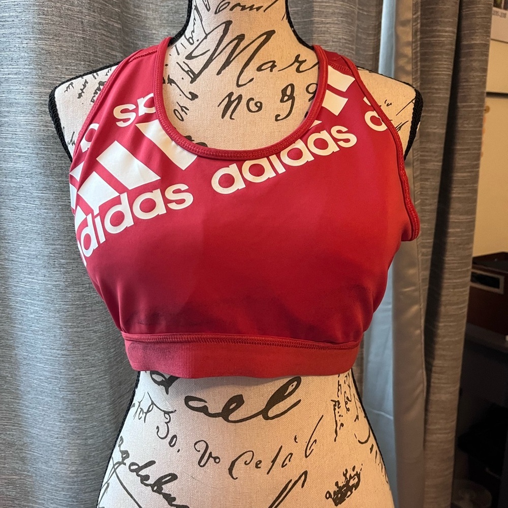 Adidas Sports Bra Padded Large - Picture 2 of 2